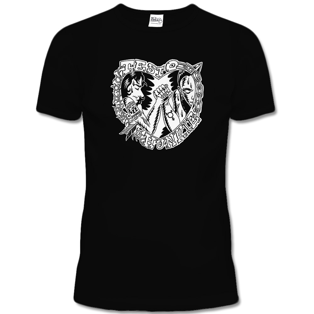 Testo Hunkie Black Tee